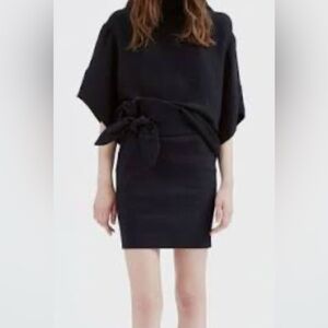 IRO Black Midi Pencil Skirt